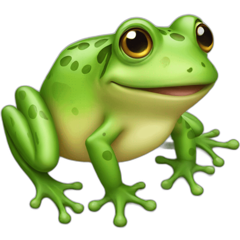 happy frog emoji