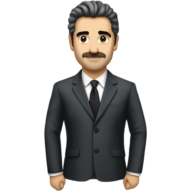 Murat Yünsel image in official suit emoji