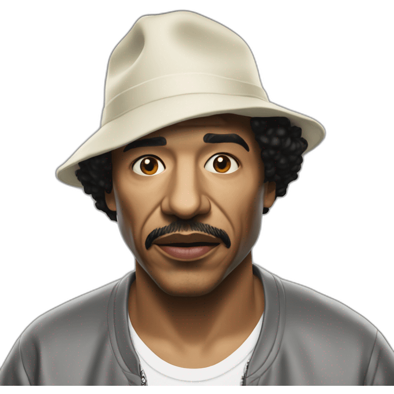 Menace Santana french rap emoji