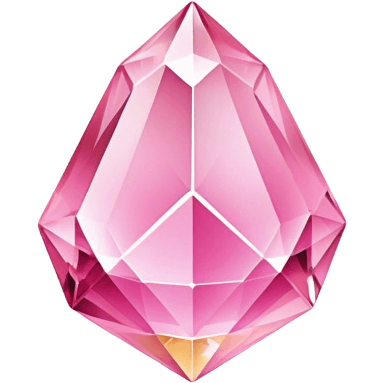 crystal gold pink emoji