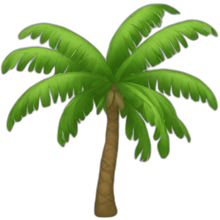 Palmera tumbada emoji