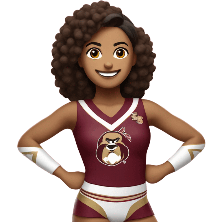 Florida state Latino cheerleader  emoji