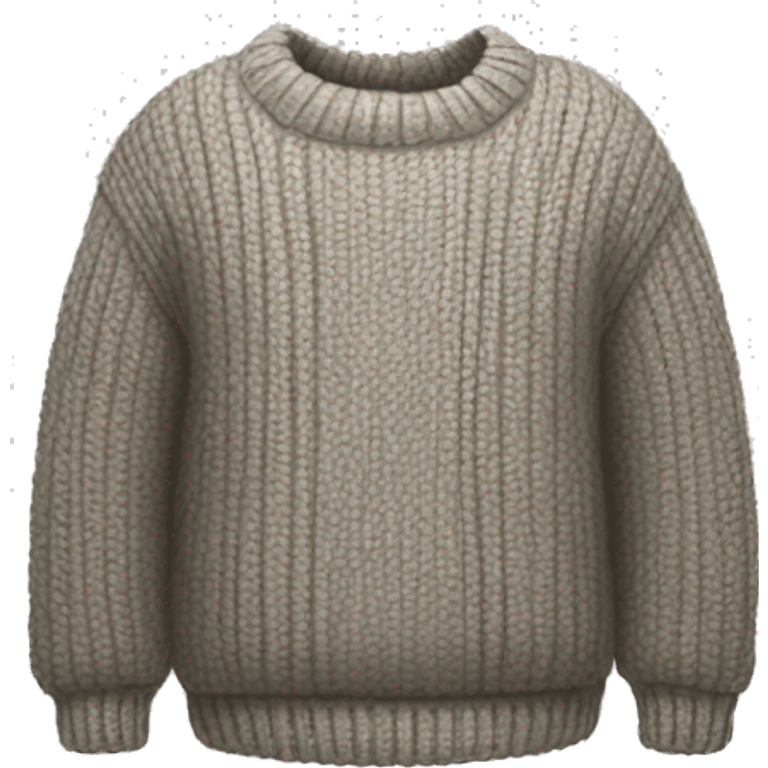 oversized sweater emoji