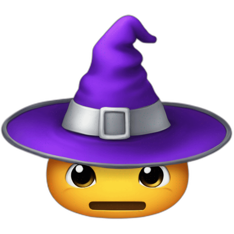 Caca avec chapeaux halloween emoji