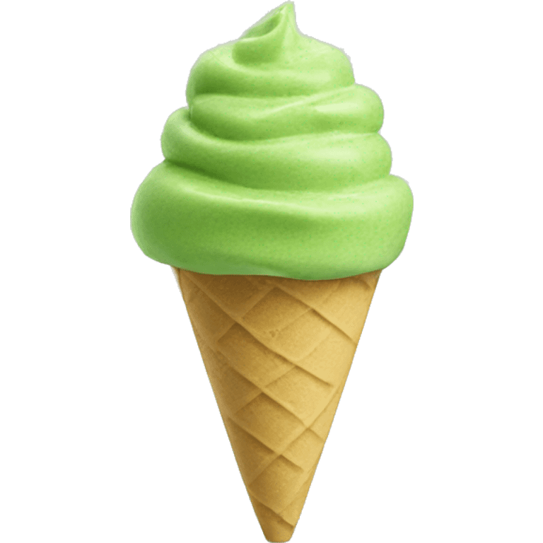 Matcha gelato emoji