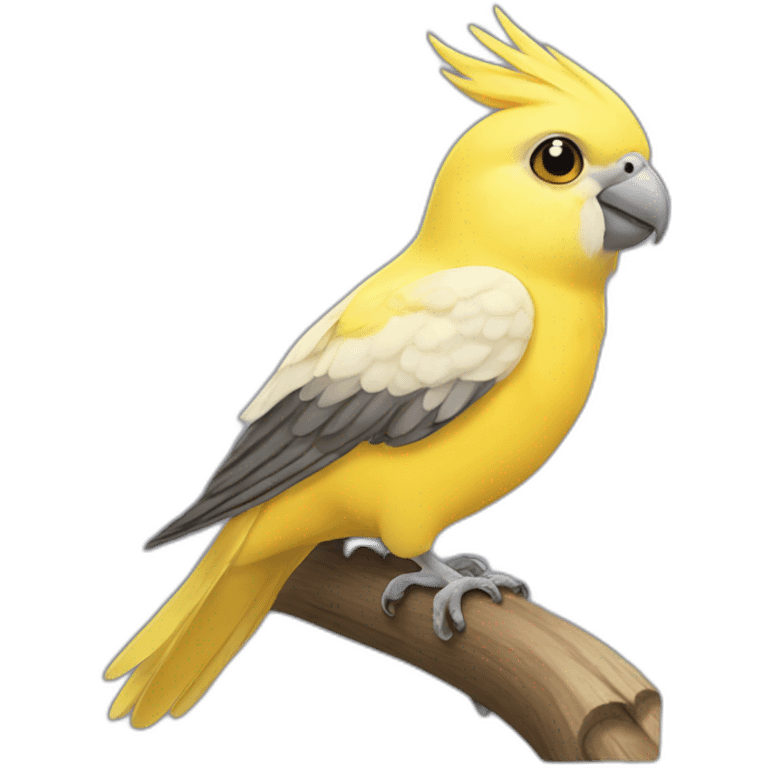 YELLOW cockatiel emoji