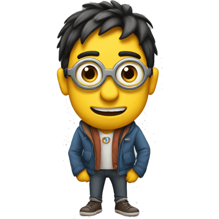 minion as indian student in amsterdam emoji