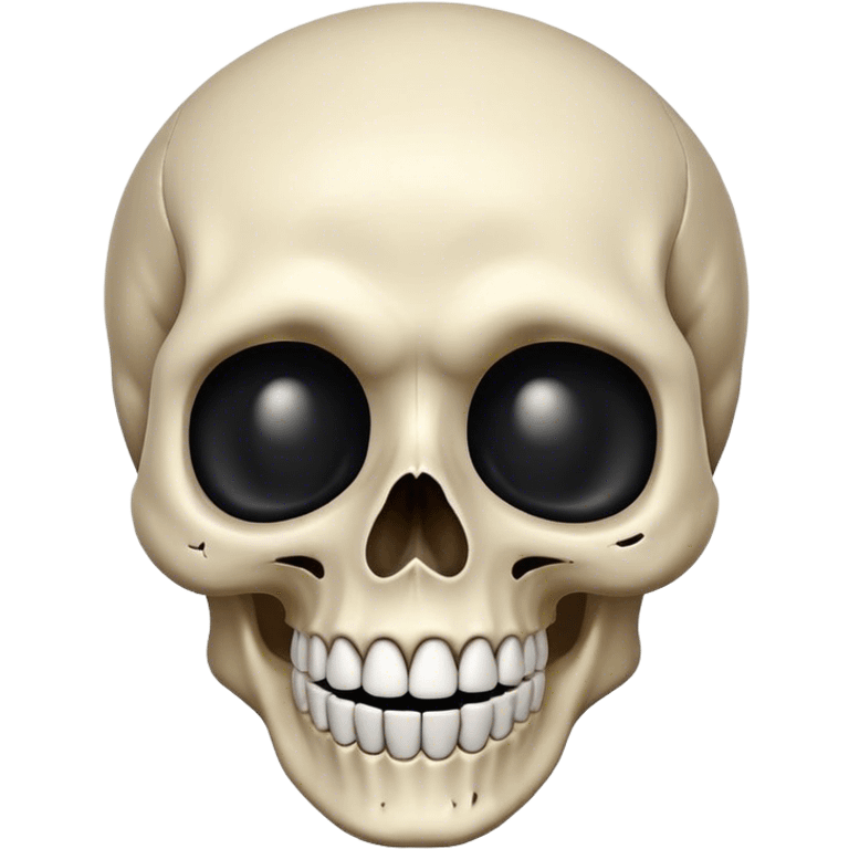 Happy scull emoji