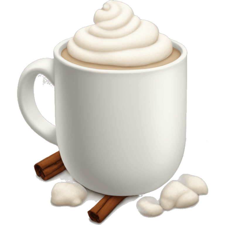 white hot cocoa emoji