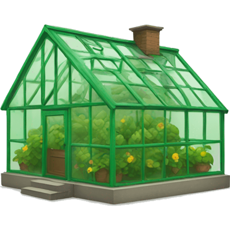 Green house emoji