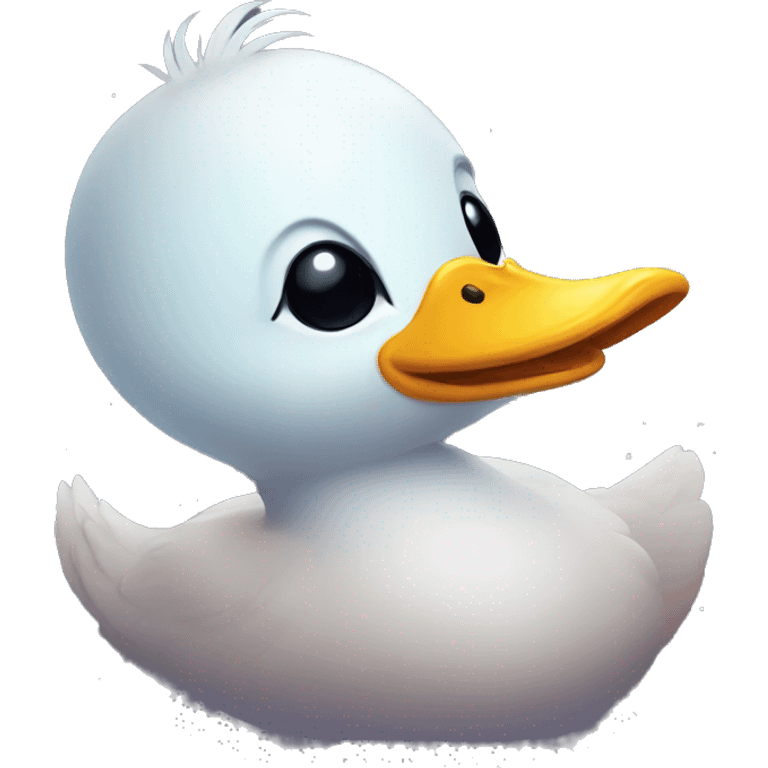 cute space duck  emoji