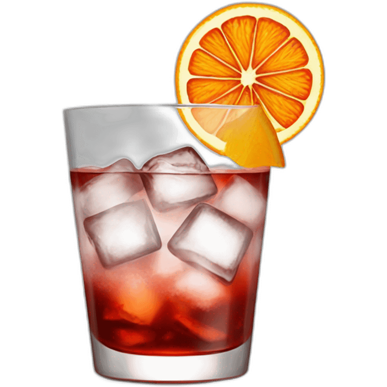 negroni drink  emoji