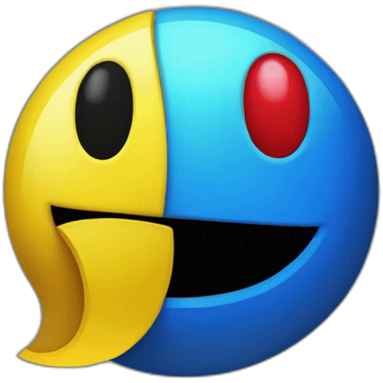 drunk Pac-Man  emoji