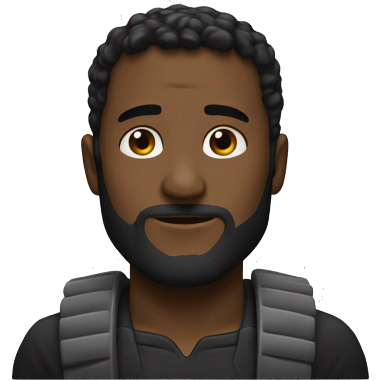 Super héroe n Man hombre negro  emoji