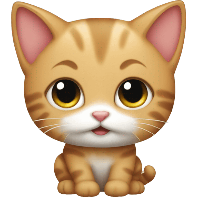 Cute kitty emoji