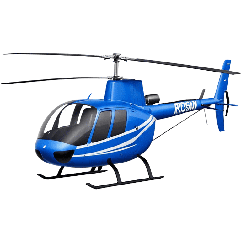 Robinson R44 - Robinson Helicopter Company (Model Year: 2021) (Iconic colour: Blue) emoji