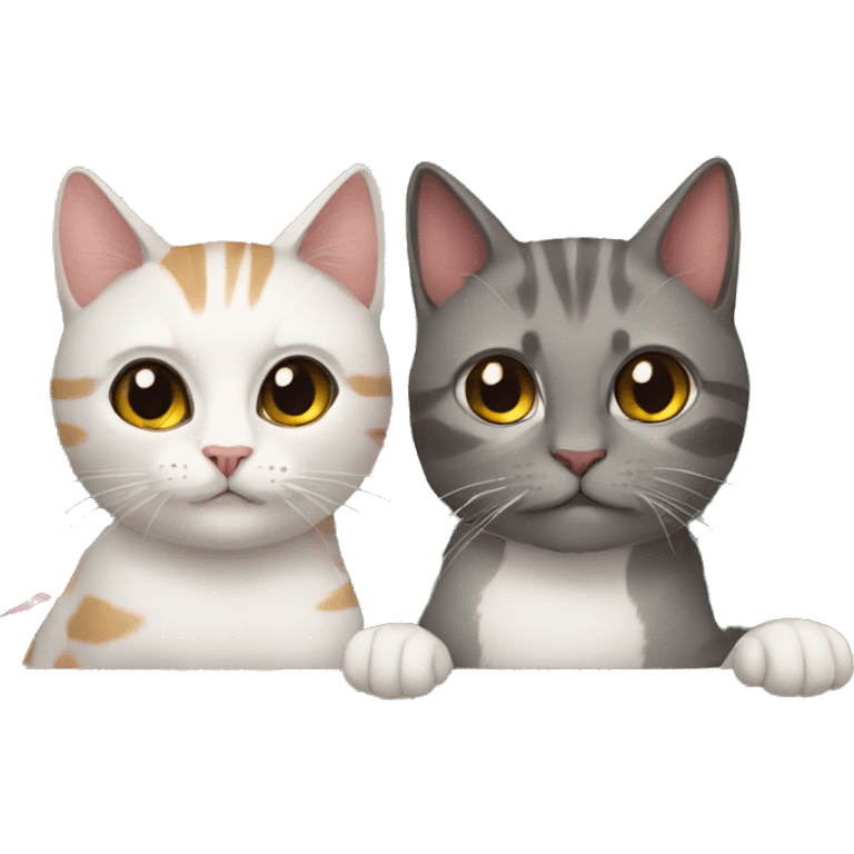 Casal de gatos emoji