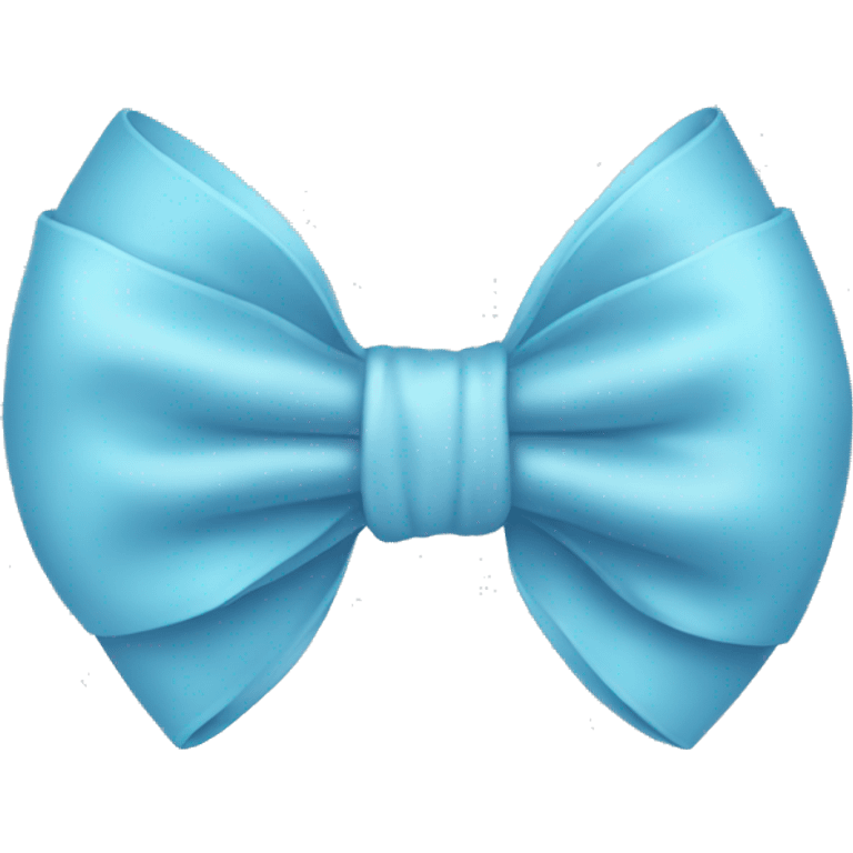 Baby blue bow emoji