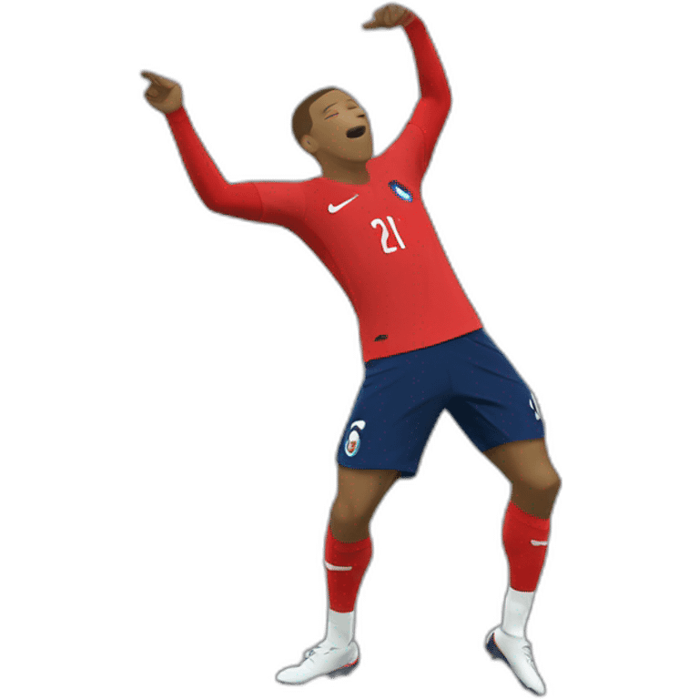 Mbappé dab emoji