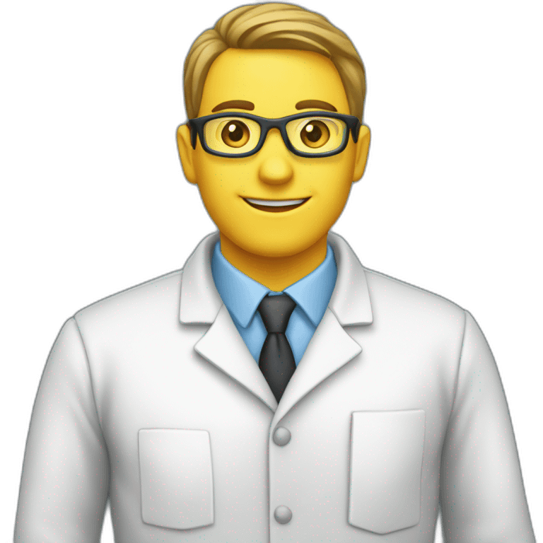 Chemist at chemical pilot plant emoji