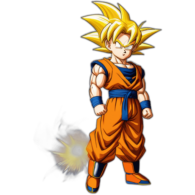 son goku dragon ball z super sayain 2 emoji