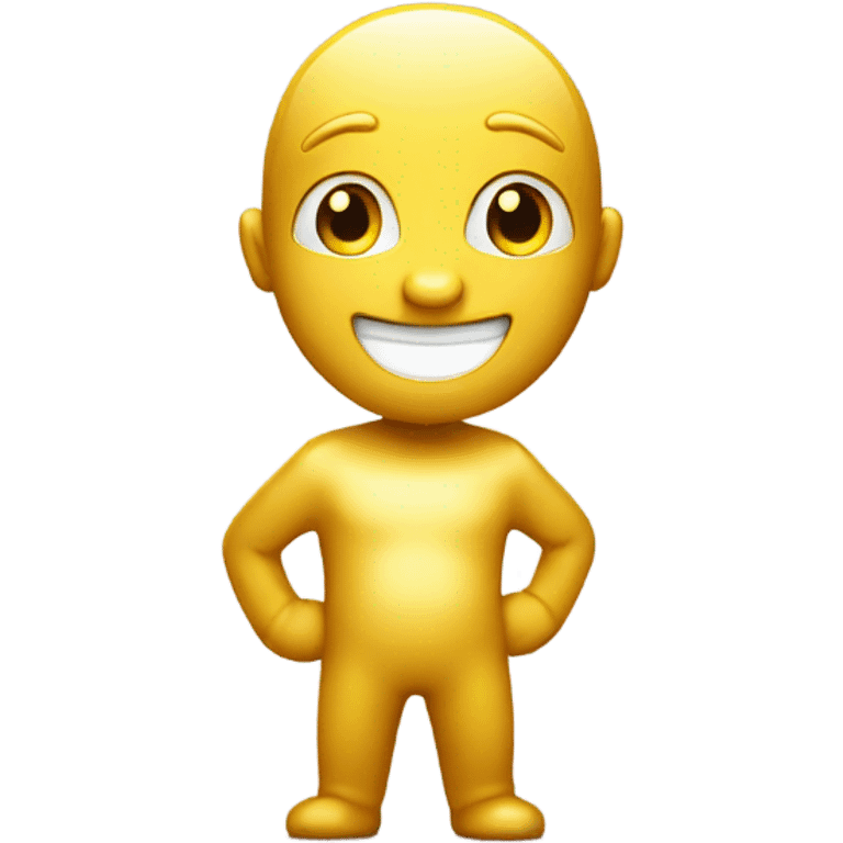 golden smiling emoji emoji