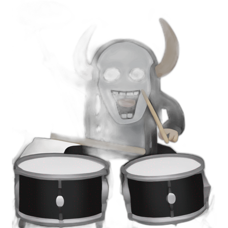 Joey jordison in drum kit from slipknot emoji