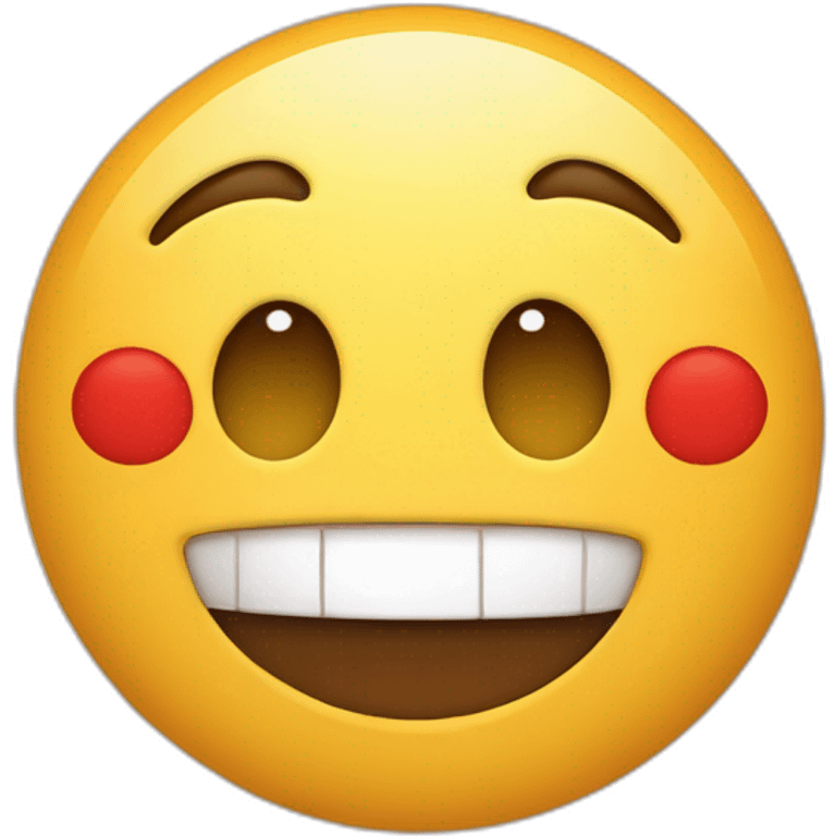 cara sonriente con fondo de logo de youtube emoji