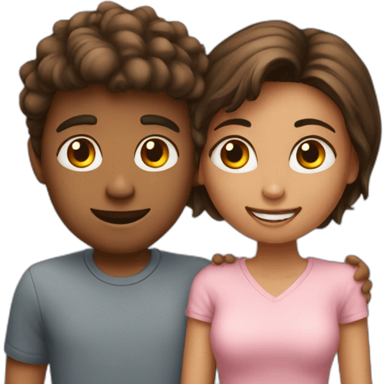 a boy with his girlfriend emoji