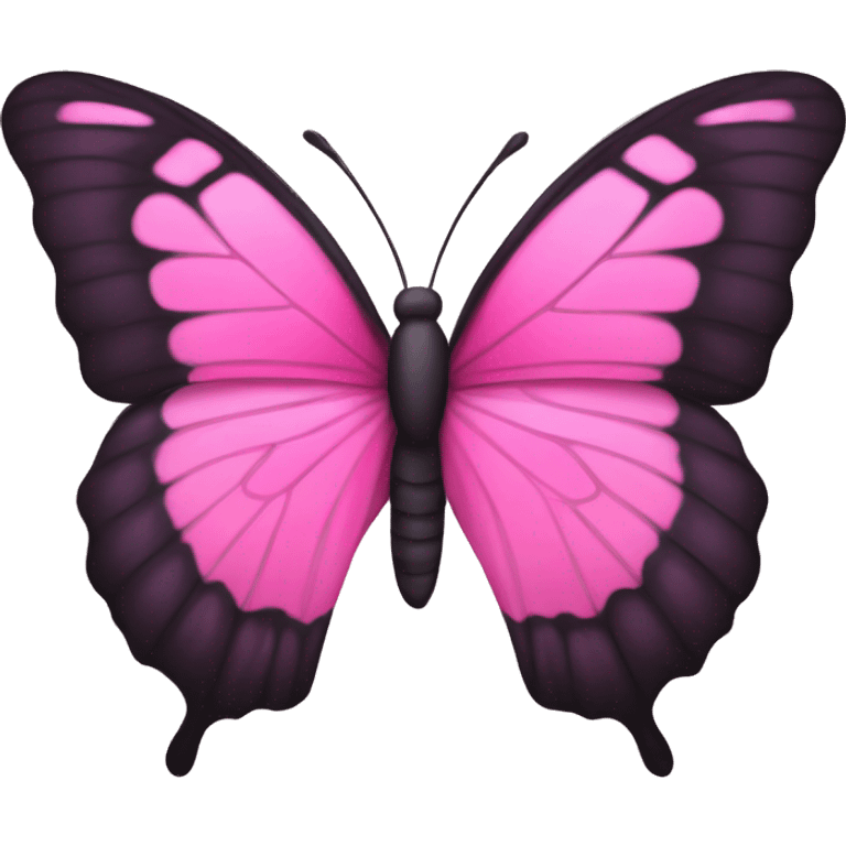 Pink Butterfly similar to iPhone emoji emoji