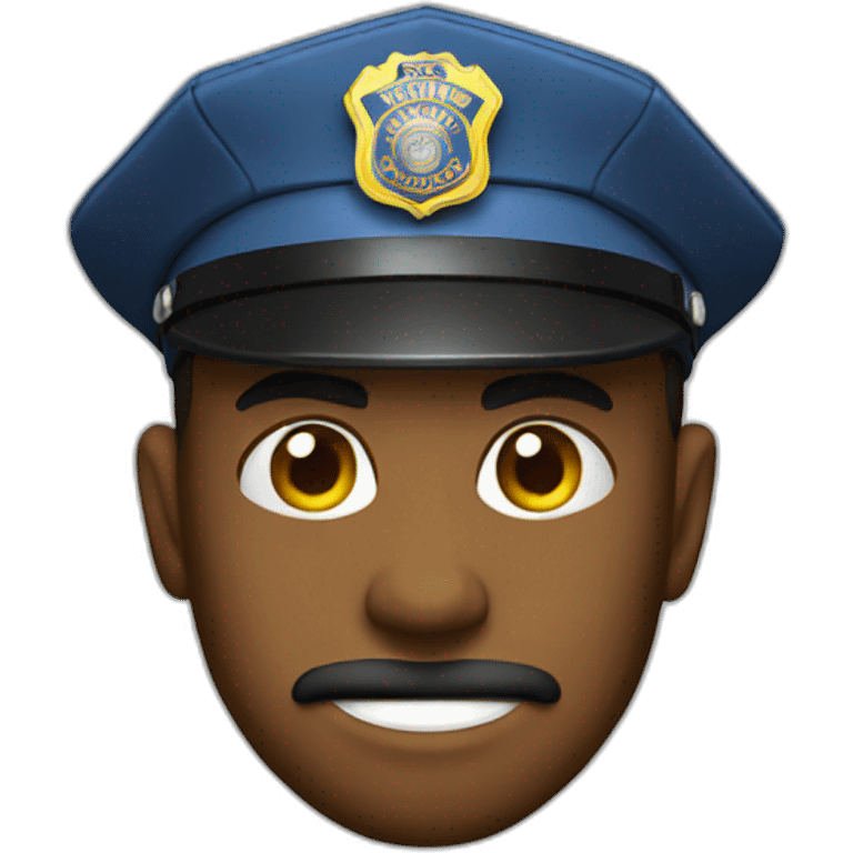 fake police emoji