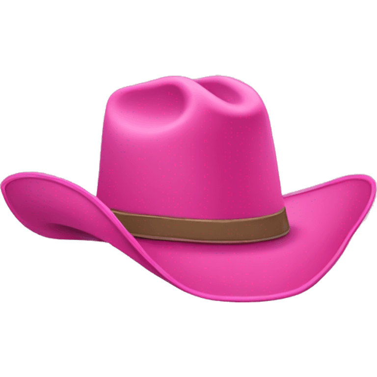 pink cowboy hat emoji