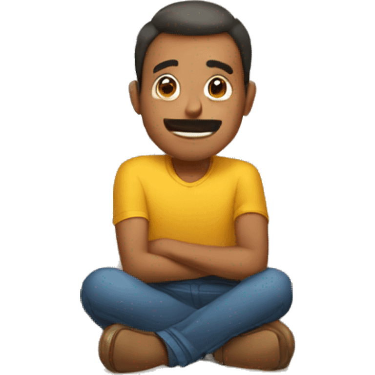 man sitting in a cupboard emoji