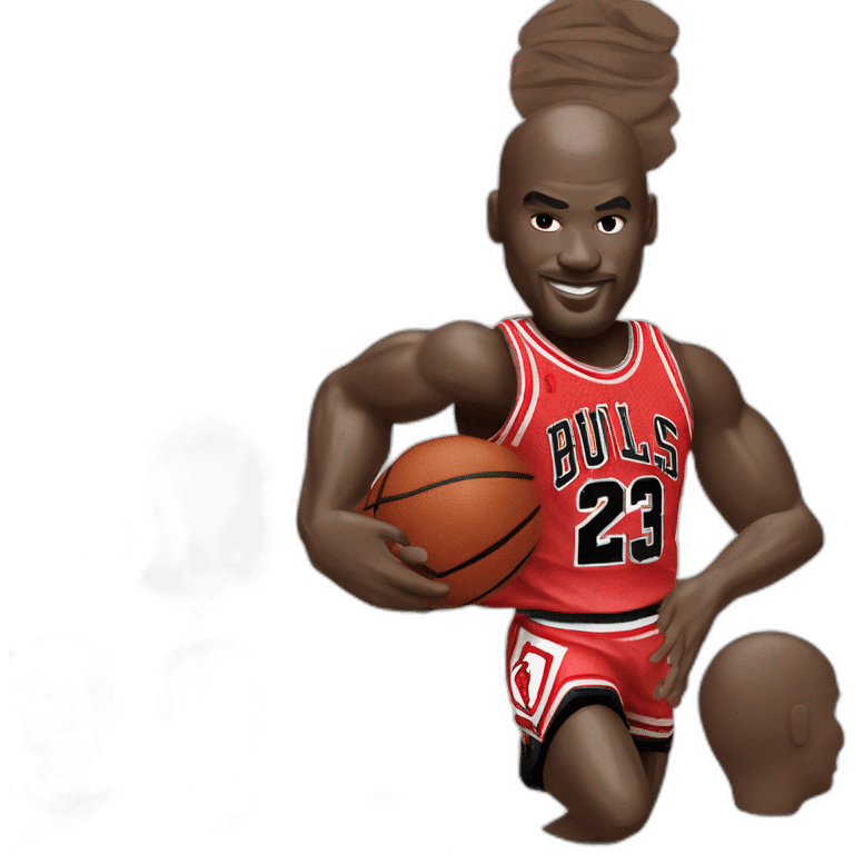 bascket ball player michael jordan emoji