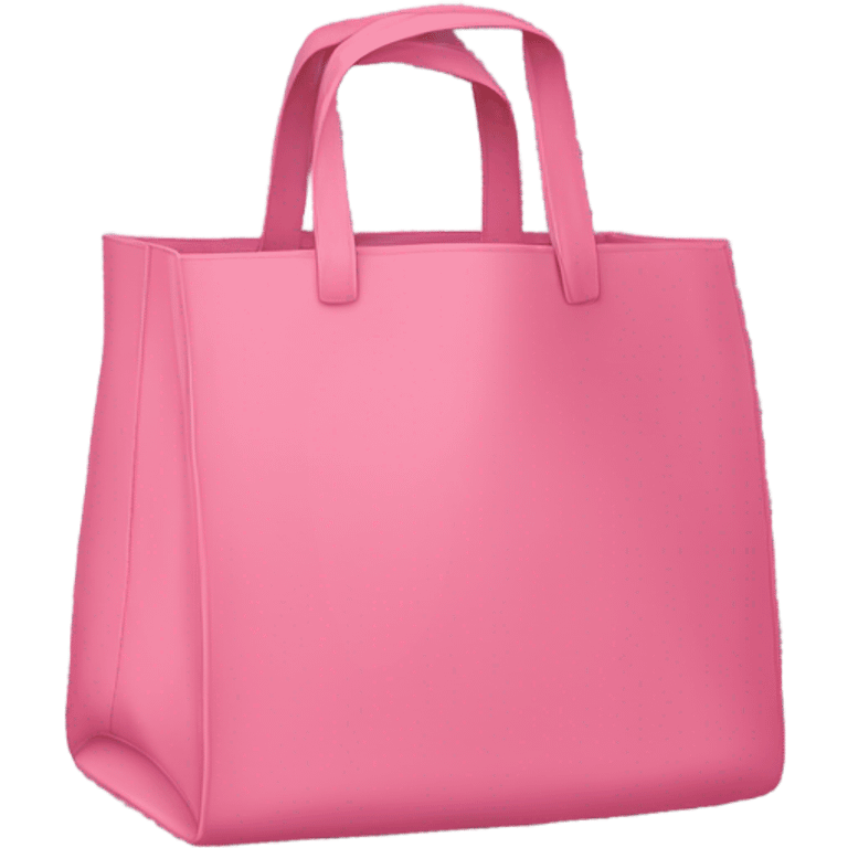 Pink tote emoji