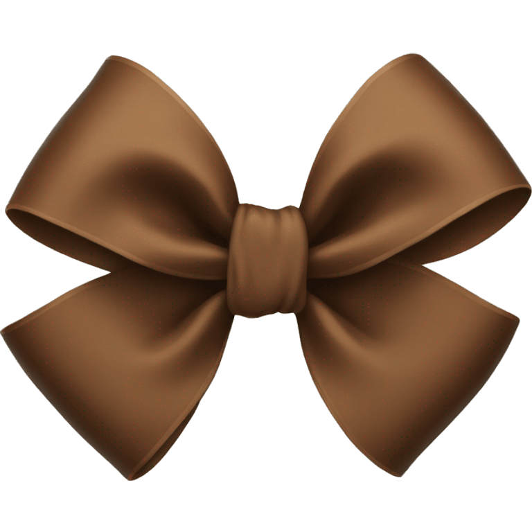 Brown bow emoji