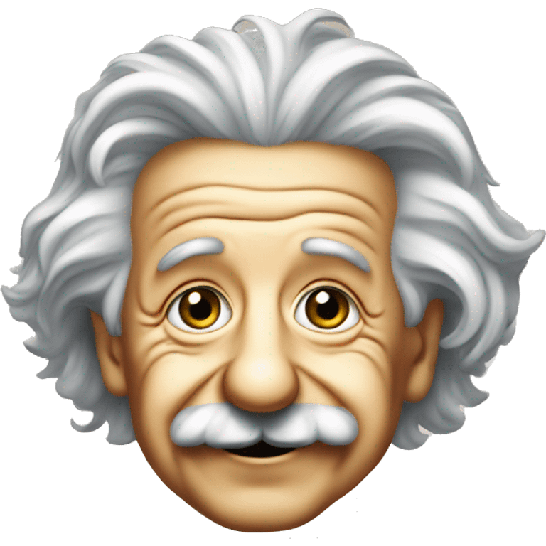 happy albert einstein draws chart board emoji