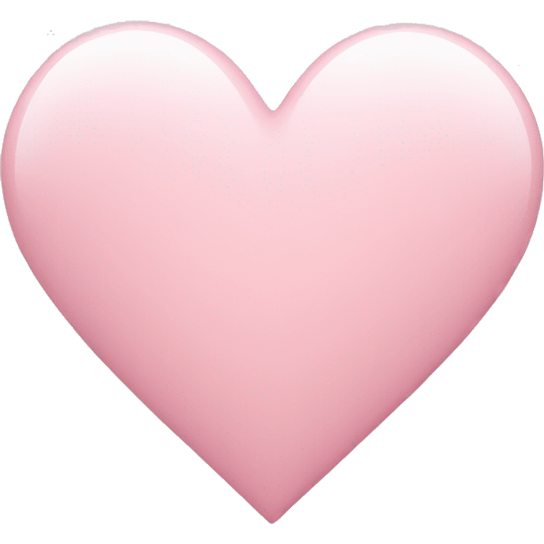 light pink heart  emoji