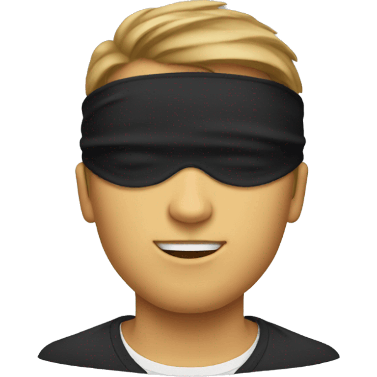 Blindfolded guy emoji