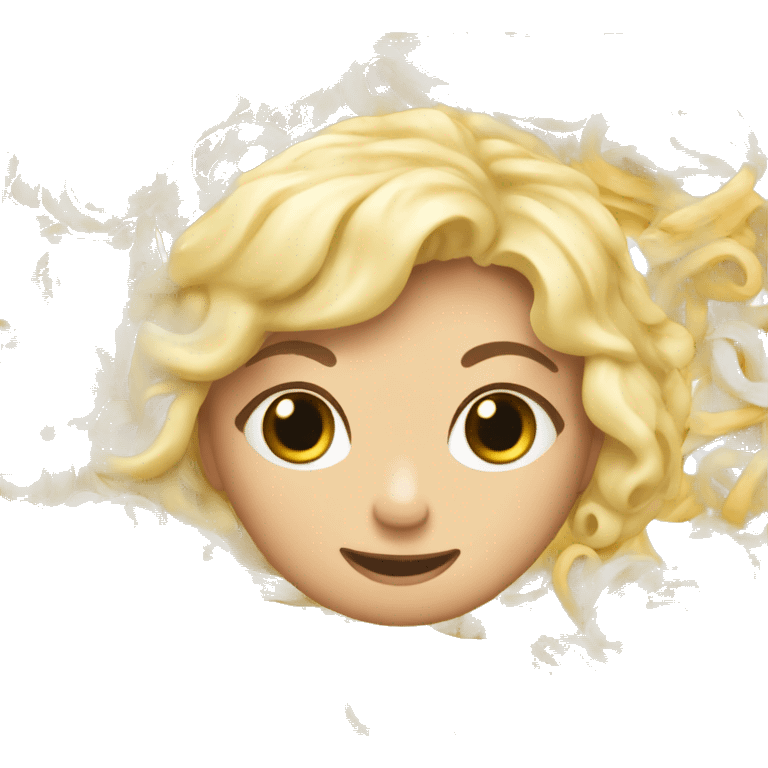 pasta alfredo cute and girly emoji