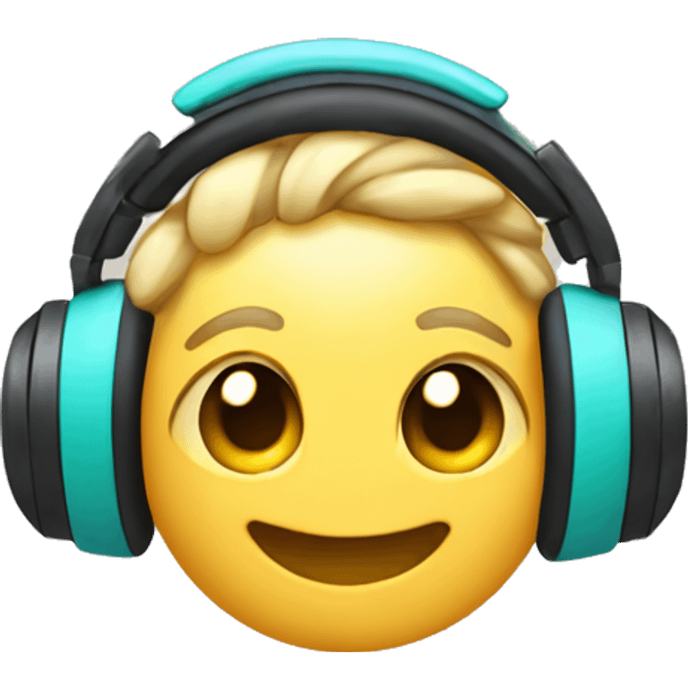 Headphones with bows  emoji