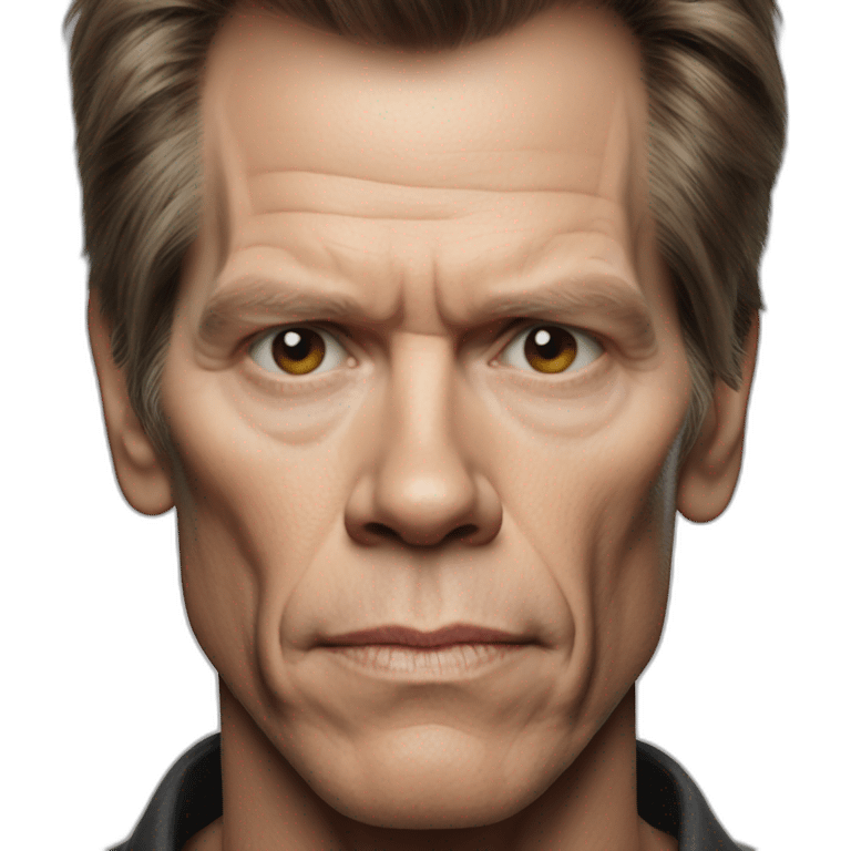 actor kevin bacon serious emoji