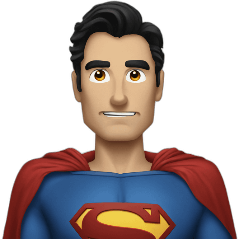 Make a villain superman emoji