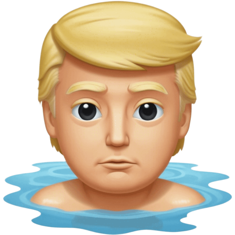 Trump Swimming emoji