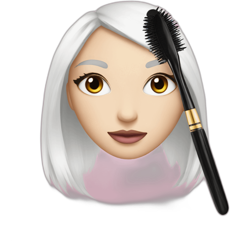 mascara and beauty emoji