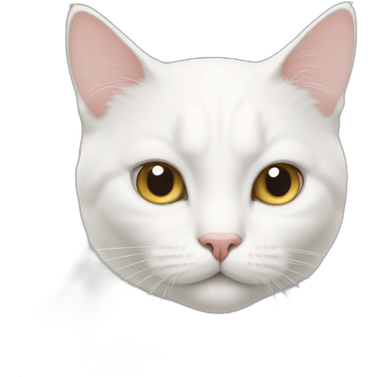 White cat  emoji