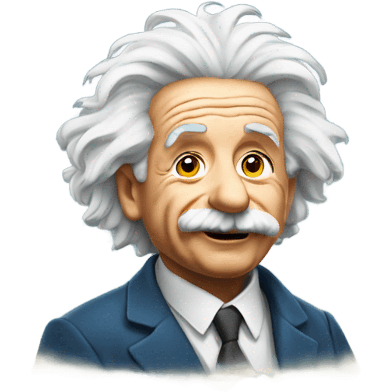 Einstein on a mountain  emoji