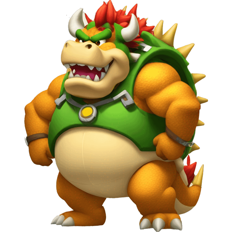 Bowser with a big belly  emoji