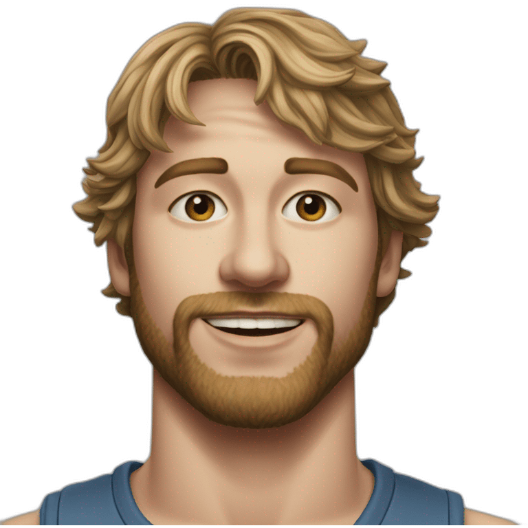 hyper realistic Drew Starkey acter outer banks emoji