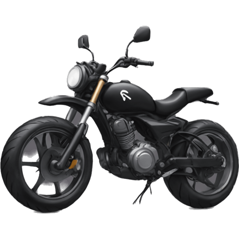 A black bike with jungkook in it  emoji